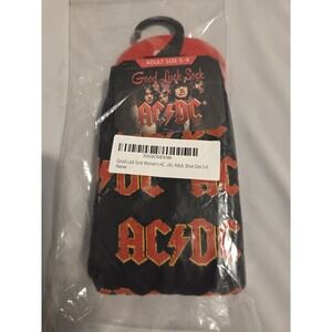 AC/DC Rock Band Officially Licensed Crew Socks Women's One Size New